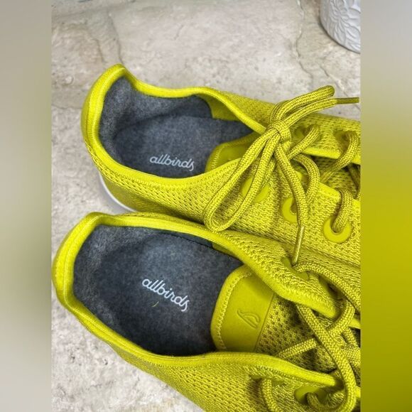 Allbirds lime green tree runners sz 14 - Picture 5 of 8
